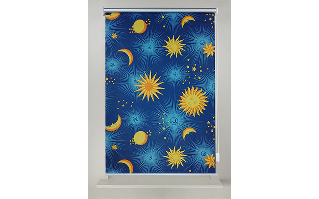 太陽(yáng)星星卷簾