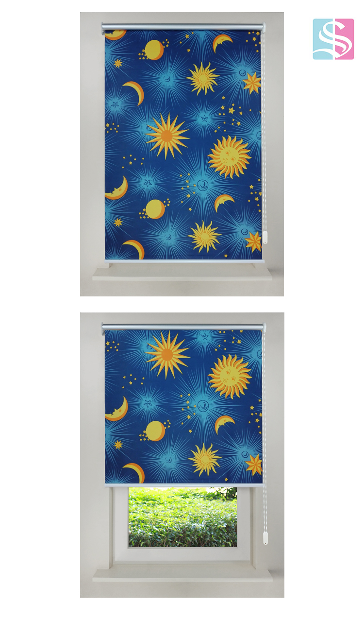 太陽(yáng)星星卷簾 太陽(yáng)星星卷簾